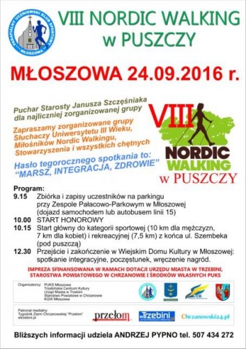 Nordic Walking w Puszczy - 24.09.2016