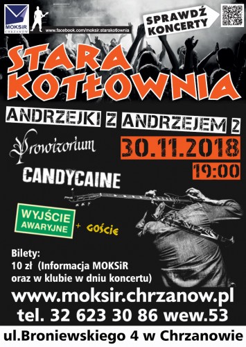 Andrzejki z Andrzejem 2 - 30 listopada 2018 r. - Stara Kotłownia w Chrzanowie 