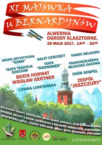 XI MAJÓWKA U BERNARDYNÓW - 28.05.2017, Alwernia Ogrody Klasztorne
